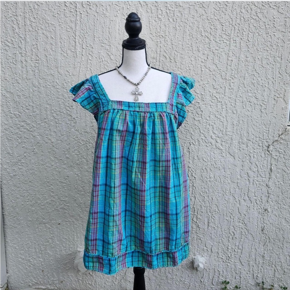 OP Vibrant Plaid Dress